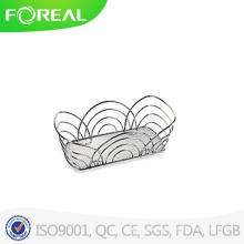 Spectrum Flower Bread Basket in Chrome